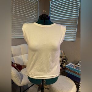 White Sleeveless Women's Top
